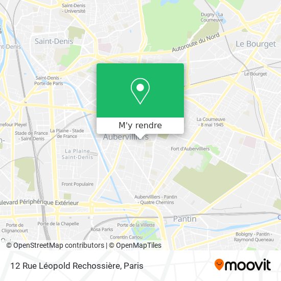 12 Rue Léopold Rechossière plan