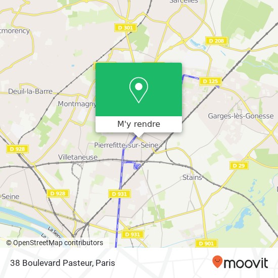 38 Boulevard Pasteur plan