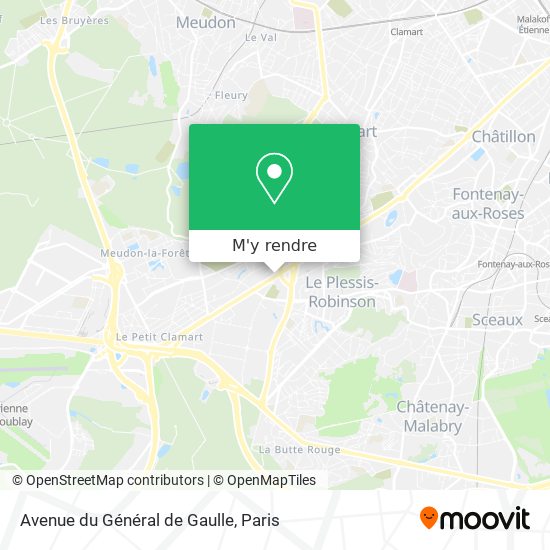 Avenue du Général de Gaulle plan