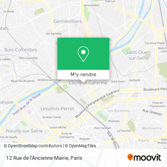 12 Rue de l'Ancienne Mairie plan