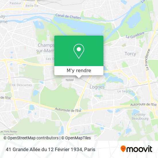 41 Grande Allée du 12 Février 1934 plan