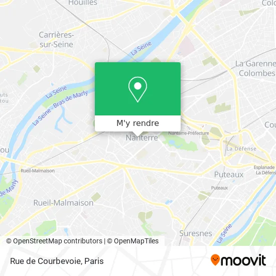 Rue de Courbevoie plan