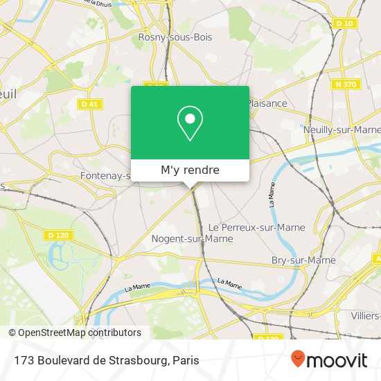 173 Boulevard de Strasbourg plan