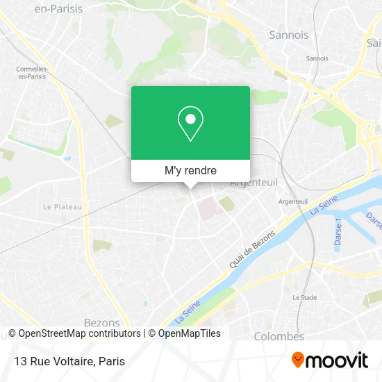 13 Rue Voltaire plan