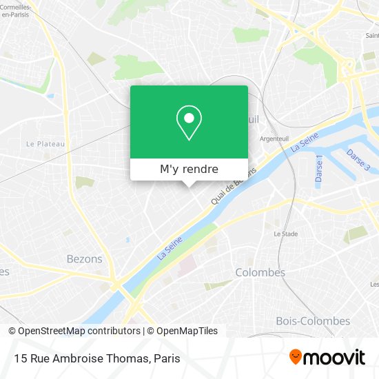 15 Rue Ambroise Thomas plan