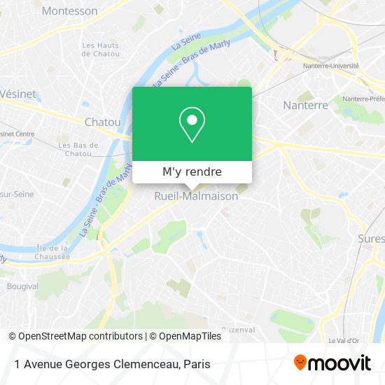 1 Avenue Georges Clemenceau plan