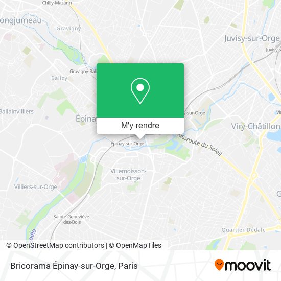 Bricorama Épinay-sur-Orge plan