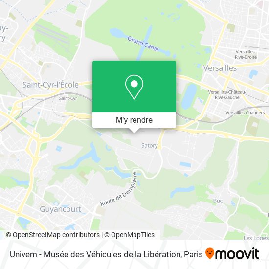 Univem - Musée des Véhicules de la Libération plan