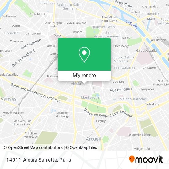 14011-Alésia Sarrette plan