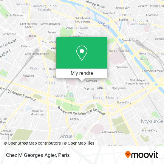 Chez M Georges Agier plan