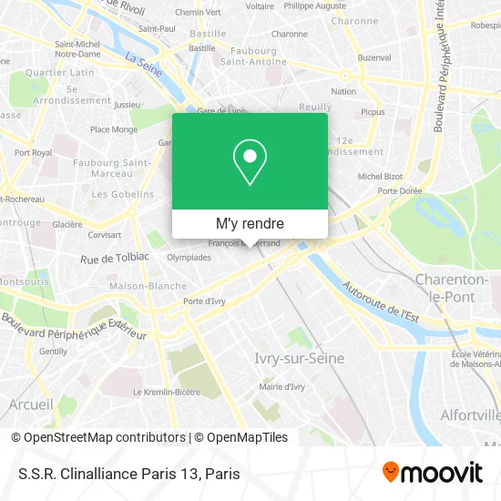 S.S.R. Clinalliance Paris 13 plan
