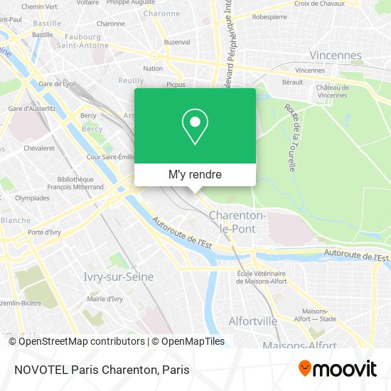 NOVOTEL Paris Charenton plan