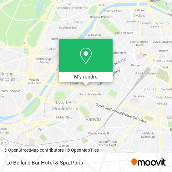 Le Bellune Bar Hotel & Spa plan