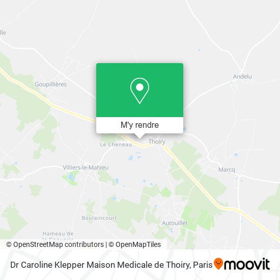 Dr Caroline Klepper Maison Medicale de Thoiry plan