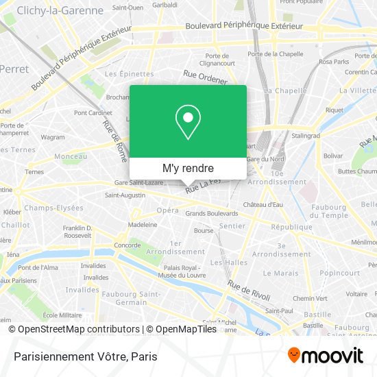 Parisiennement Vôtre plan