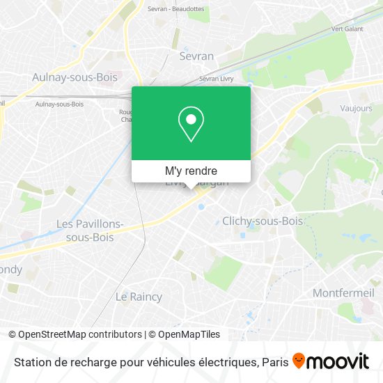 Station de recharge pour véhicules électriques plan