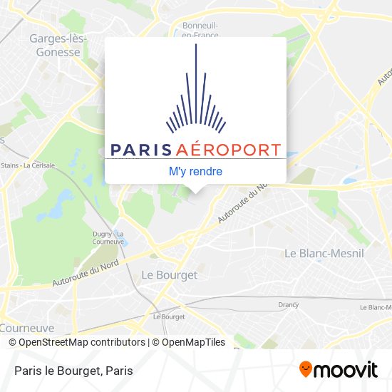 Paris le Bourget plan