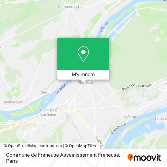 Commune de Freneuse Assainissement Freneuse plan