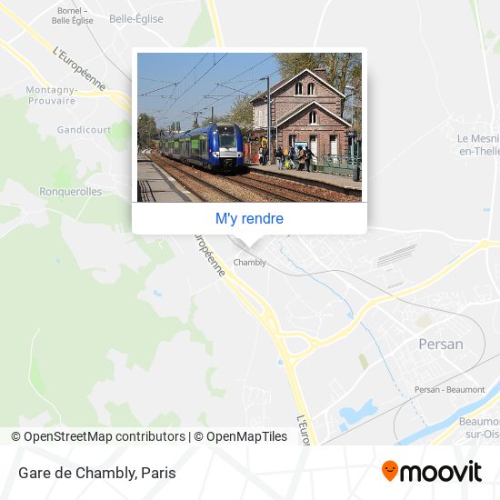 Gare de Chambly plan