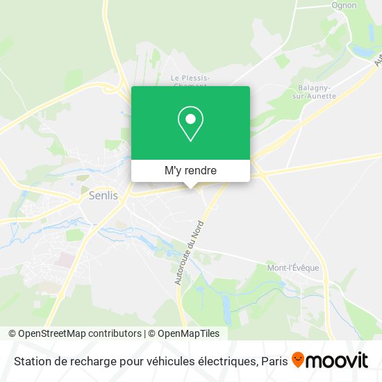 Station de recharge pour véhicules électriques plan