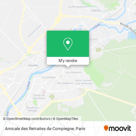 Amicale des Retraites de Compiegne plan
