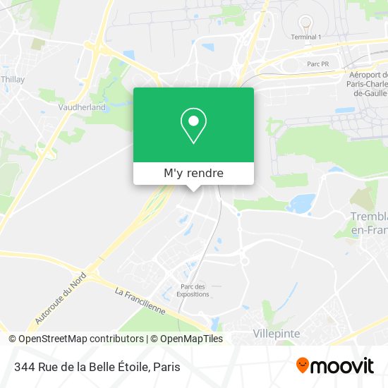 344 Rue de la Belle Étoile plan