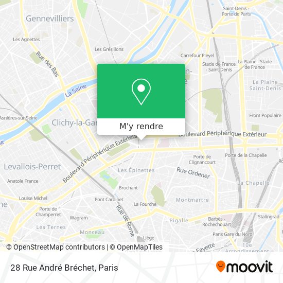 28 Rue André Bréchet plan