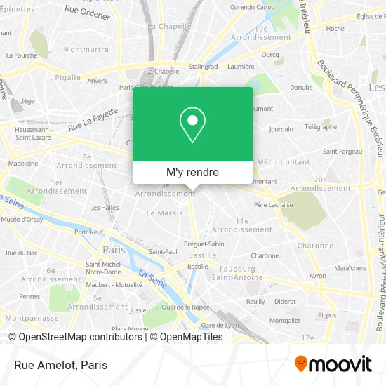 Rue Amelot plan