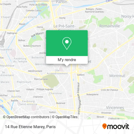 14 Rue Etienne Marey plan