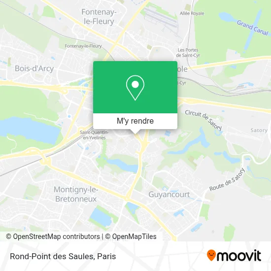 Rond-Point des Saules plan