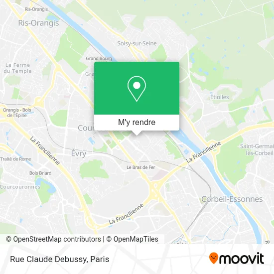 Rue Claude Debussy plan