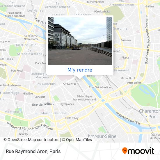Rue Raymond Aron plan