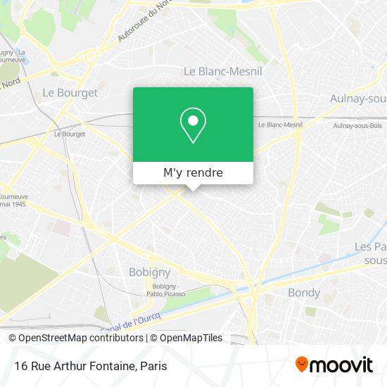 16 Rue Arthur Fontaine plan