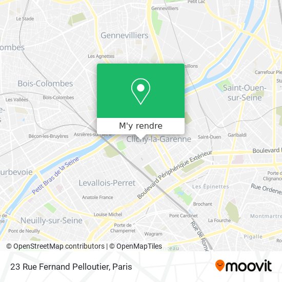 23 Rue Fernand Pelloutier plan