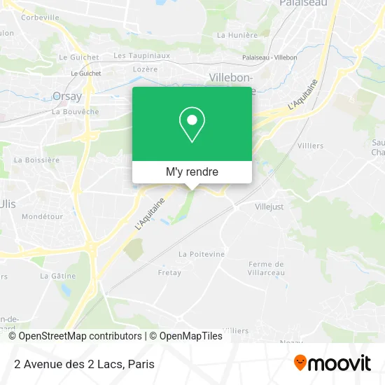 2 Avenue des 2 Lacs plan