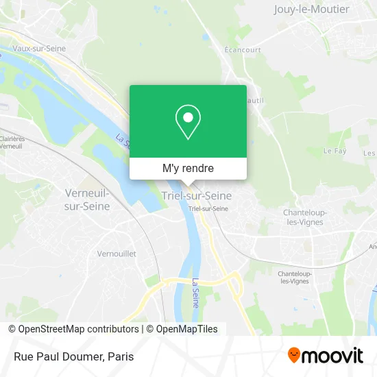 Rue Paul Doumer plan