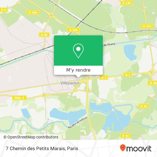 7 Chemin des Petits Marais plan