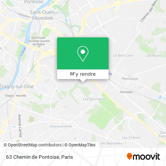 63 Chemin de Pontoise plan