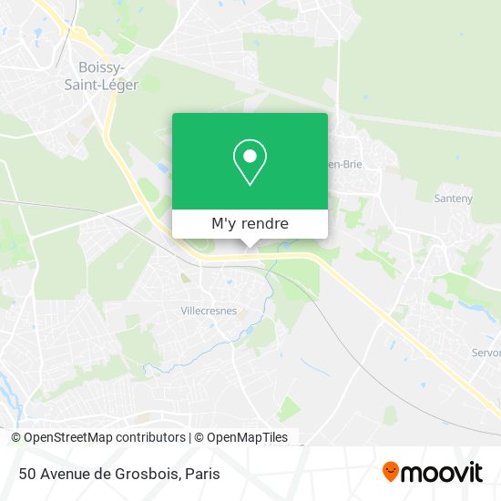 50 Avenue de Grosbois plan