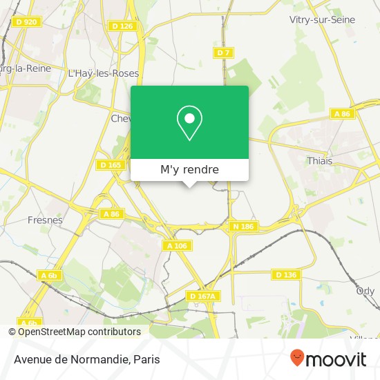 Avenue de Normandie plan