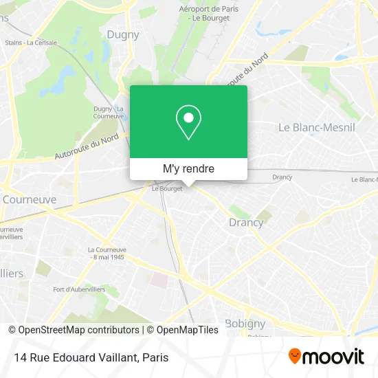 14 Rue Edouard Vaillant plan
