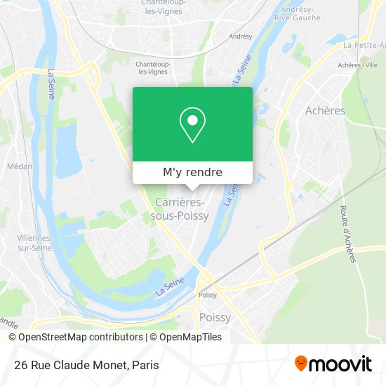 26 Rue Claude Monet plan