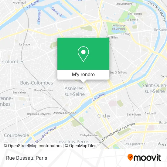 Rue Dussau plan