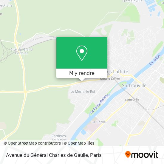 Avenue du Général Charles de Gaulle plan