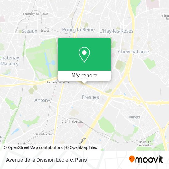 Avenue de la Division Leclerc plan