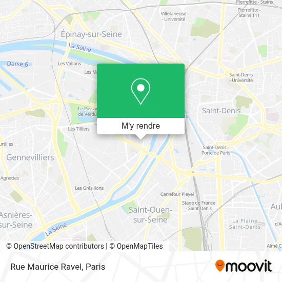 Rue Maurice Ravel plan