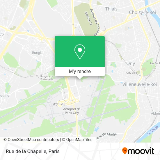 Rue de la Chapelle plan