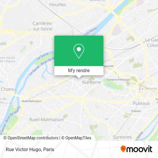 Rue Victor Hugo plan