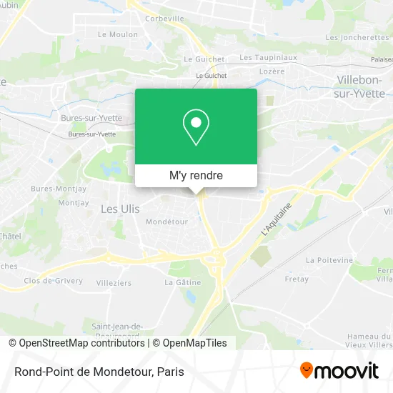 Rond-Point de Mondetour plan