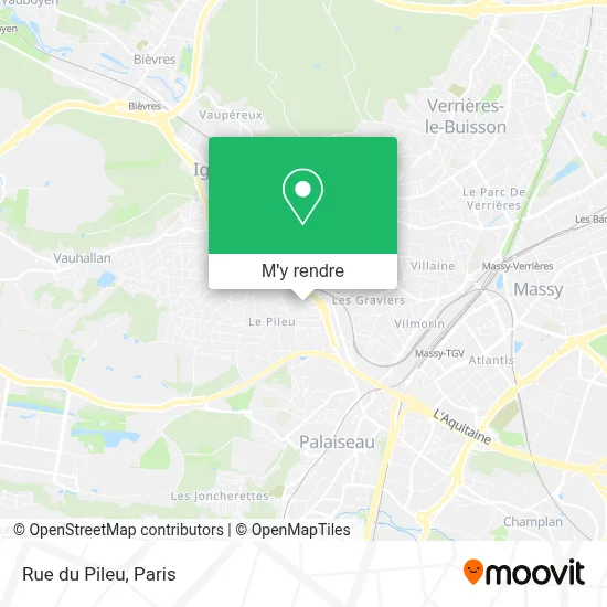 Rue du Pileu plan